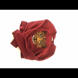 LA hearts tiger crop sweater from PacSun